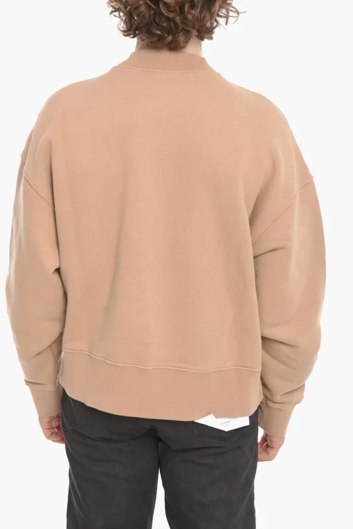 Discount Felpa Girocollo PXP PALM in Cotone Garzato Uomo Felpe