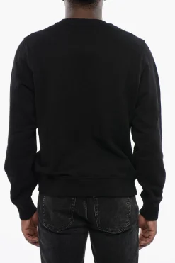 Felpa Girocollo S-GINN LOGO E17 in Cotone Garzato>Diesel Hot