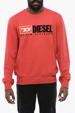 Felpa Girocollo S-GINN-DIV in Cotone Leggero>Diesel Hot