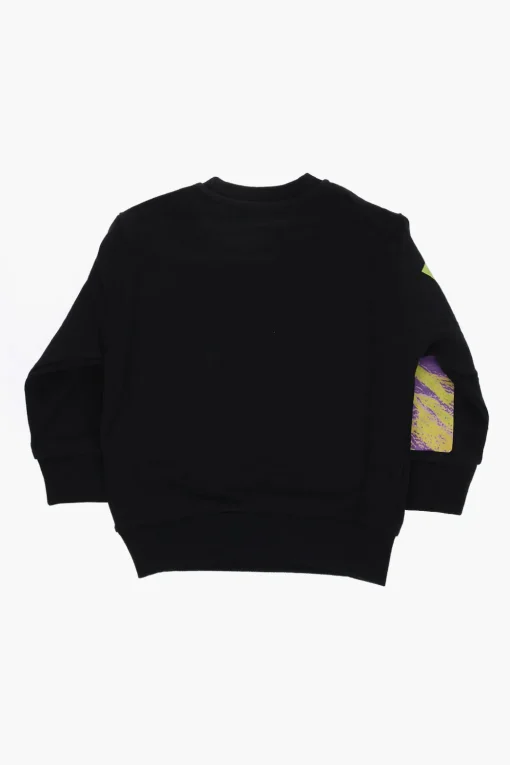Felpa Girocollo STINI in Cotone Stampata>Diesel Kids Outlet