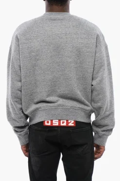 Felpa Girocollo SURF CLUB In Cotone Garzato Cipro Fit>Dsquared2 Outlet