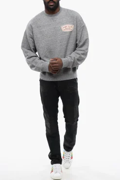 Felpa Girocollo SURF CLUB In Cotone Garzato Cipro Fit></noscript>Dsquared2 Outlet