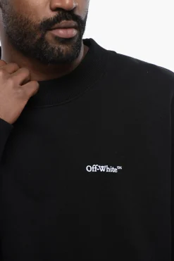 Outlet Felpa Girocollo TATTOO ARROW in Cotone Garzato Uomo Felpe