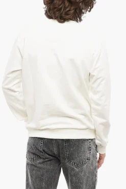 Felpa Girocollo TIMOTHY in Cotone Garzato con Stampa Logo a Contrasto>A.P.C. Clearance