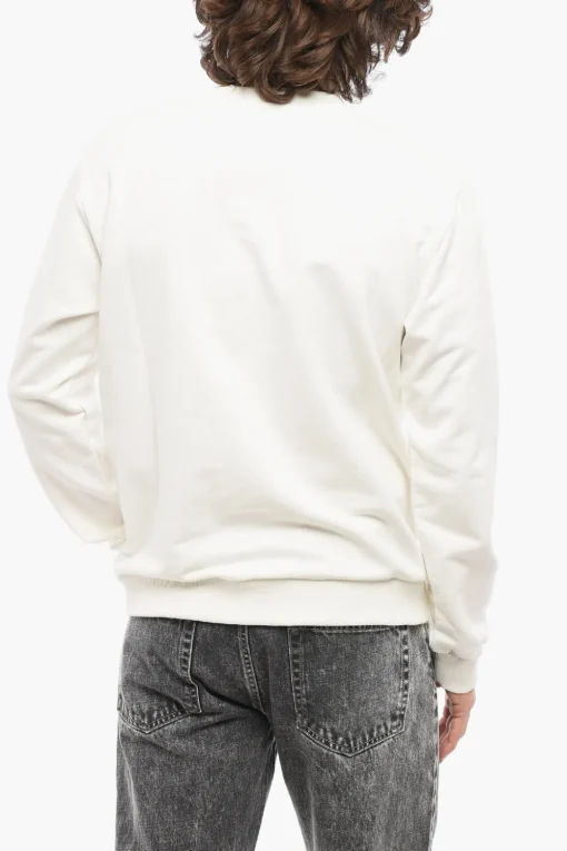 Felpa Girocollo TIMOTHY in Cotone Garzato con Stampa Logo a Contrasto>A.P.C. Clearance