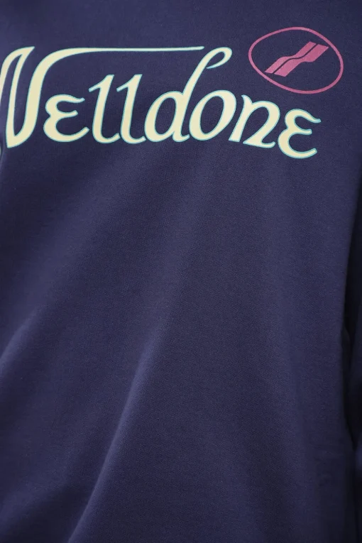 New Felpa Girocollo UNISEX in Tinta Unita con Logo Stampato Donna Felpe|Felpe