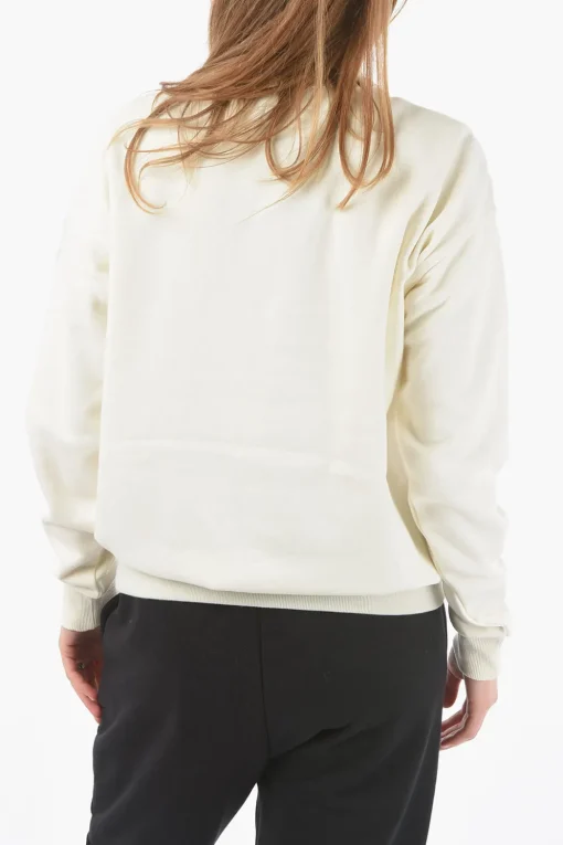 Felpa Girocollo UTILITY BRUSHED BACK in Doppio Tessuto con Maxi Tasca>Converse Sale