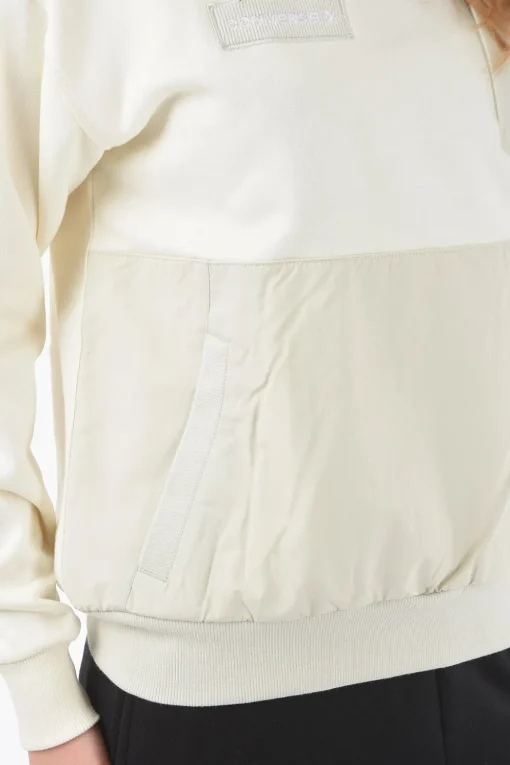 Felpa Girocollo UTILITY BRUSHED BACK in Doppio Tessuto con Maxi Tasca>Converse Sale