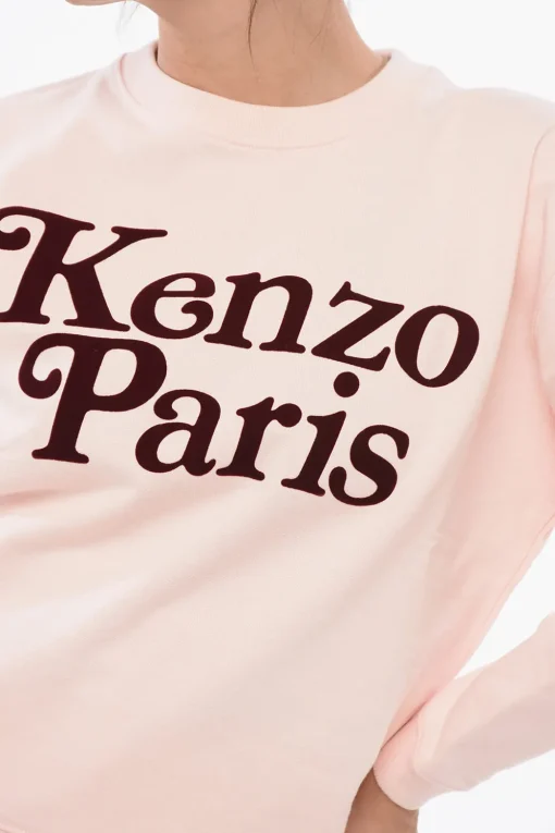 Felpa Girocollo VERDY con Logo Floccato>Kenzo Best