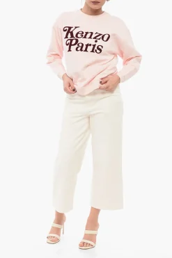 Felpa Girocollo VERDY con Logo Floccato></noscript>Kenzo Best