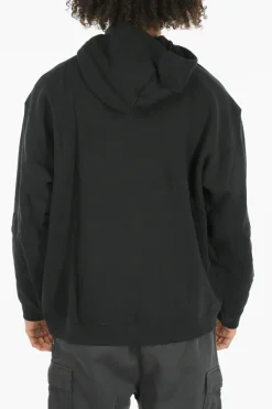 New Felpa GO-TO Loose Fit con Cappuccio e Logo in Rilievo Uomo Felpe