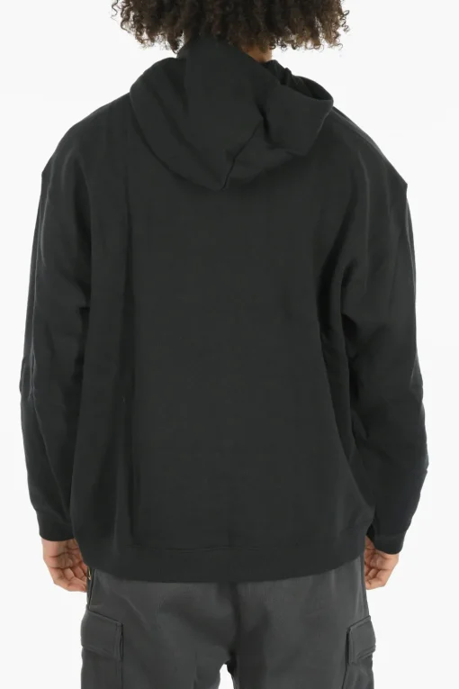 New Felpa GO-TO Loose Fit con Cappuccio e Logo in Rilievo Uomo Felpe