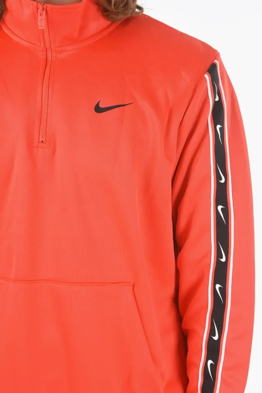 Felpa Half-Zip con Maxi Tasca a Toppa>Nike New