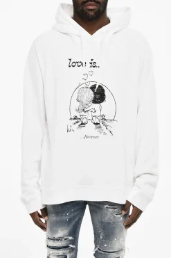 Felpa Hoodie con Dettaglio a Contrasto>Dsquared2 Sale