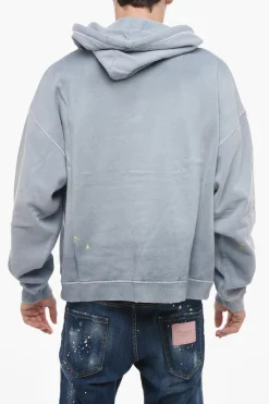 Felpa Hoodie con Motivo Schizzi di Vernice>Dsquared2 Clearance