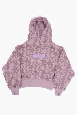 Best Felpa Hoodie con Stampa Stelle All-Over Abbigliamento