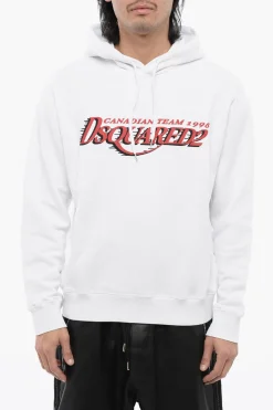 Felpa Hoodie Cool Fit con Stampa Logo>Dsquared2 Fashion
