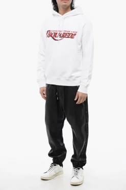 Felpa Hoodie Cool Fit con Stampa Logo></noscript>Dsquared2 Fashion
