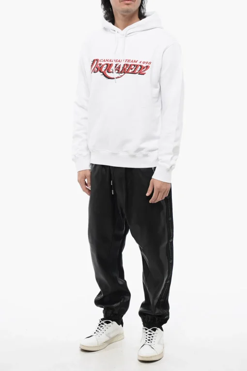 Felpa Hoodie Cool Fit con Stampa Logo>Dsquared2 Fashion