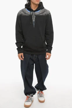 Fashion Felpa Hoodie GRIZZLY WINGS Regular Fit Uomo Felpe