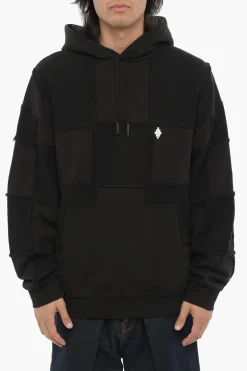 Felpa Hoodie in Cotone a Tinta Unita>Marcelo Burlon Clearance