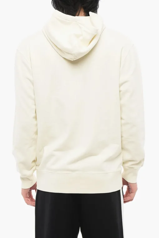 Felpa Hoodie in Cotone con Logo in Rilievo>Autry Fashion
