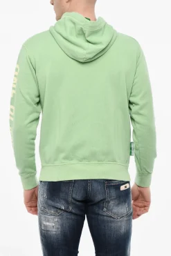 Felpa Hoodie in Cotone con Stampe>Dsquared2 Fashion