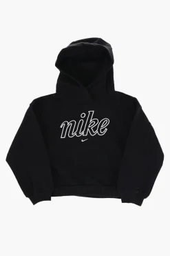 Felpa Hoodie in Cotone Felpato con Logo a Contrasto>Nike KIDS Outlet