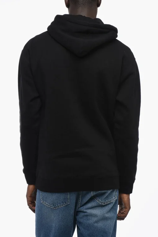 Felpa Hoodie in Cotone Felpato con Ricamo>KidSuper Online
