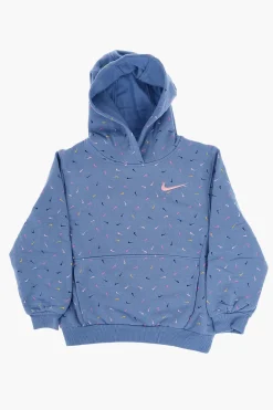 Felpa Hoodie in Cotone Felpato con Logo Multicolor All-Over>Nike KIDS Best