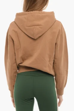 Felpa Hoodie in Cotone Garzato con Logo Stampato>Ambush Hot