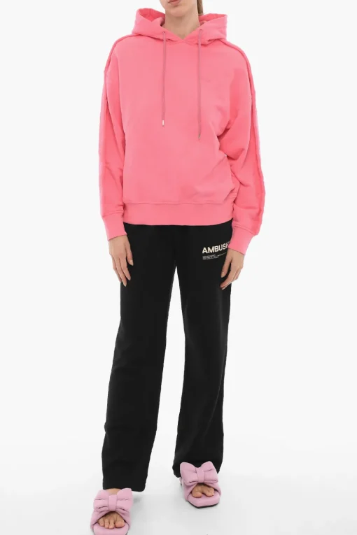Felpa Hoodie in Cotone Garzato>Ambush Discount