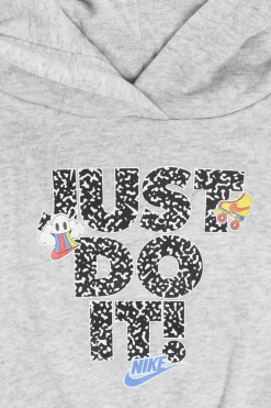 Felpa Hoodie in Cotone Garzato con Stampa sul Fronte>Nike KIDS Best