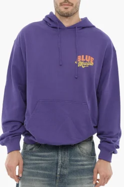 Online felpa Hoodie in cotone Organico con Logo Uomo Felpe