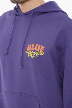 Online felpa Hoodie in cotone Organico con Logo Uomo Felpe