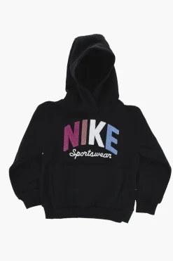 Felpa Hoodie in Misto Cotone con Logo in Spugna>Nike KIDS Fashion