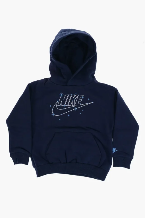 Sale Felpa Hoodie in Misto Cotone Felpato Bambino Abbigliamento