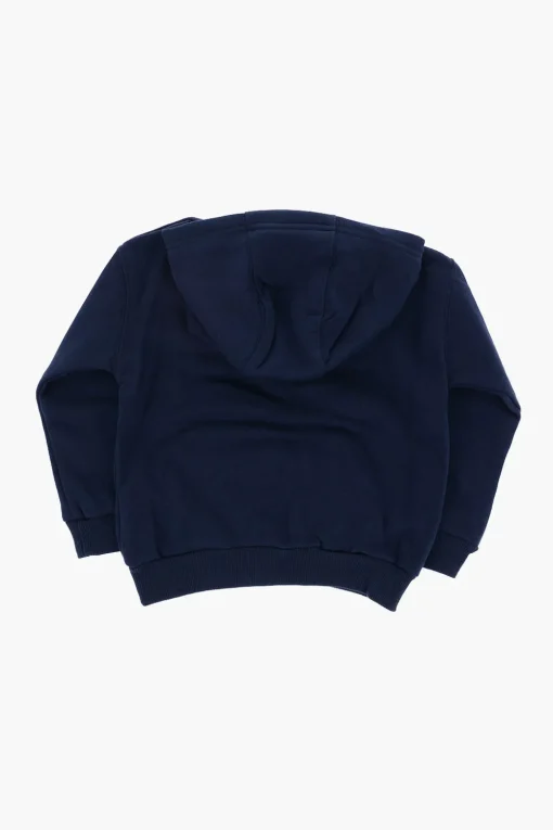 Sale Felpa Hoodie in Misto Cotone Felpato Bambino Abbigliamento