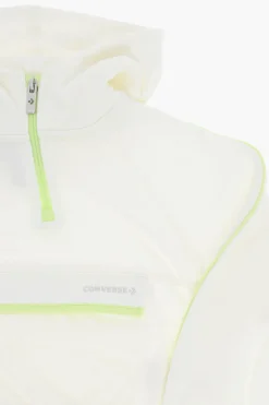 Felpa Hoodie in Misto Cotone con Mezza Zip>Converse KIDS Fashion