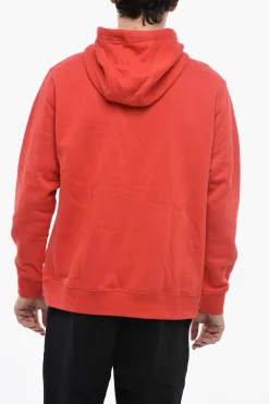 Best Felpa Hoodie In Tinta Unita con Maxi Tasca a toppa Uomo Felpe