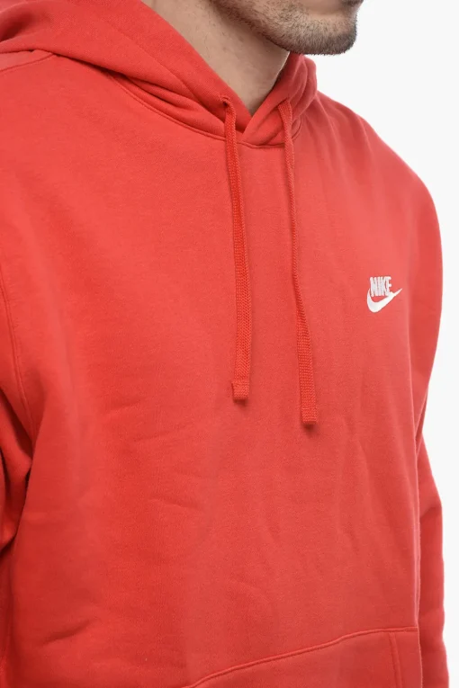 Best Felpa Hoodie In Tinta Unita con Maxi Tasca a toppa Uomo Felpe
