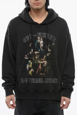 Felpa Hoodie MARY SKATE Stampata>Off-White Fashion