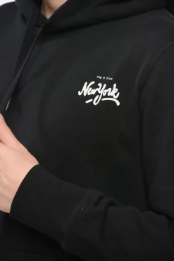 Felpa Hoodie NEWYORK in Cotone Garzato></noscript>RAG&BONE Best