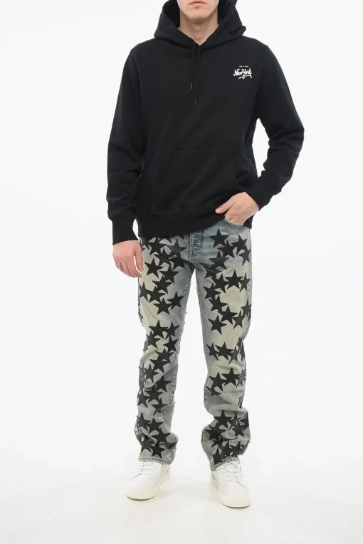 Felpa Hoodie NEWYORK in Cotone Garzato>RAG&BONE Best