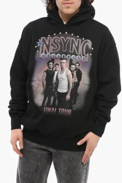 Best Felpa Hoodie NSYNC CELEBRITY in Cotone Garzato con Due Tasche Uomo Felpe
