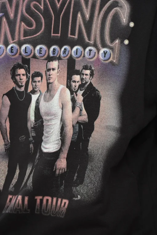 Best Felpa Hoodie NSYNC CELEBRITY in Cotone Garzato con Due Tasche Uomo Felpe