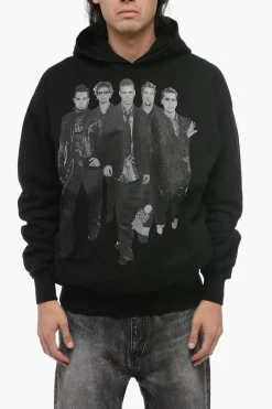 Felpa Hoodie NSYNC in Cotone Garzato Stampata>1989 Studio Best