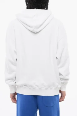 Felpa Hoodie OFF In Cotone Garzato>Off-White New