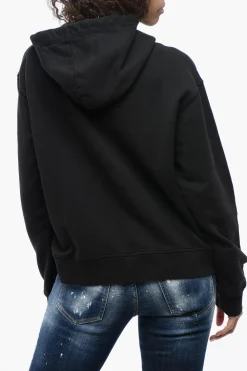 Felpa Hoodie Oversize con Graphic Logo>Dsquared2 Online
