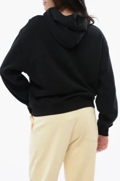 New Felpa Hoodie Oversized con Tasca a toppa Donna Felpe